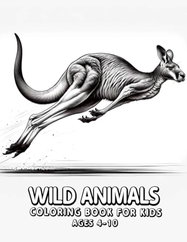 Wild Animals Illustrations for Family Fun, 8.5" x 11" size, Children's Coloring Books, Perfect for Family Bonding and Creative Fun von Independently published